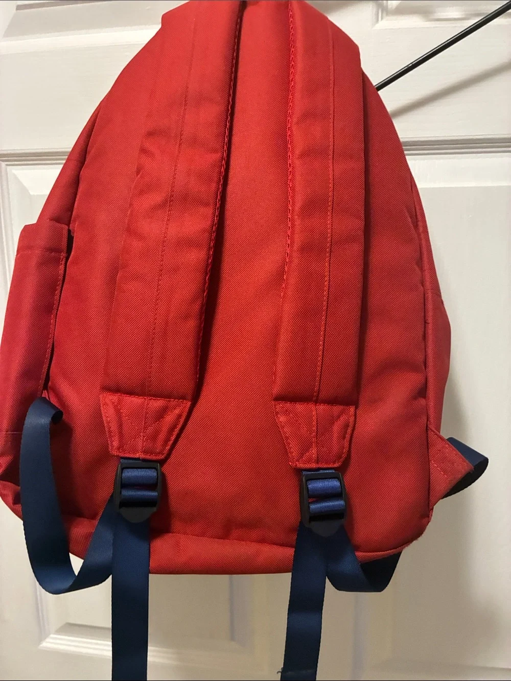 U.S. Polo Assn.Red Unisex 18”solid core backpack w/large main zipped compartment